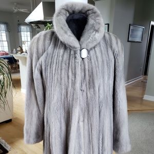 Mink Coat Blue Iris Color